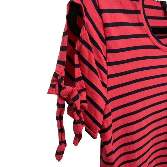 Nautica Striped Crew Neck T-Shirt - Size M - Picture 3 of 6